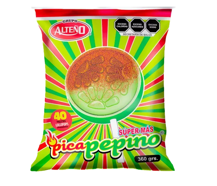 Alteño Super Más Pica Pepino Bolsa con 40 Piezas