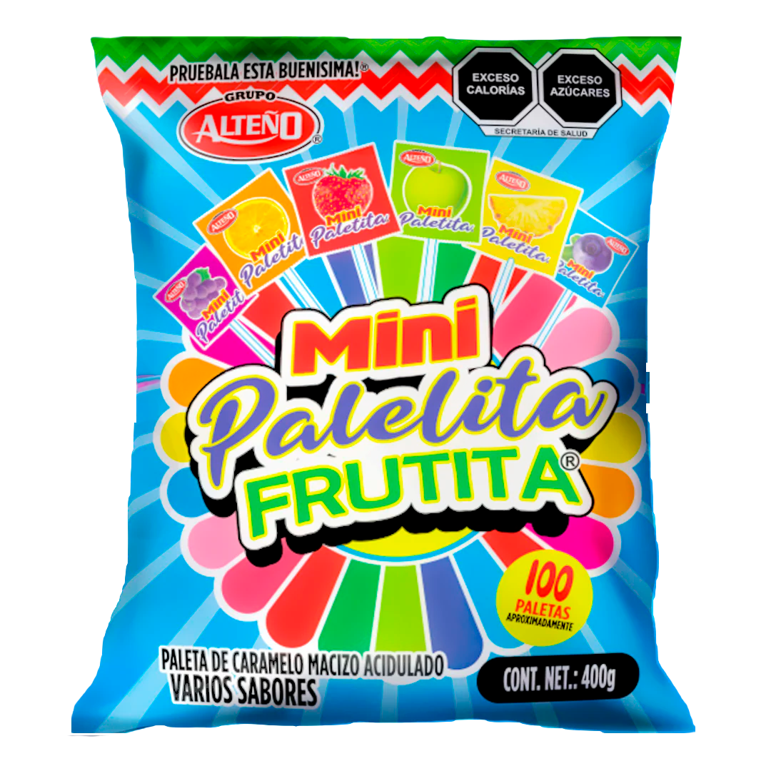 Alteño Azteca Mini Paletita Bolsa con 100 Piezas