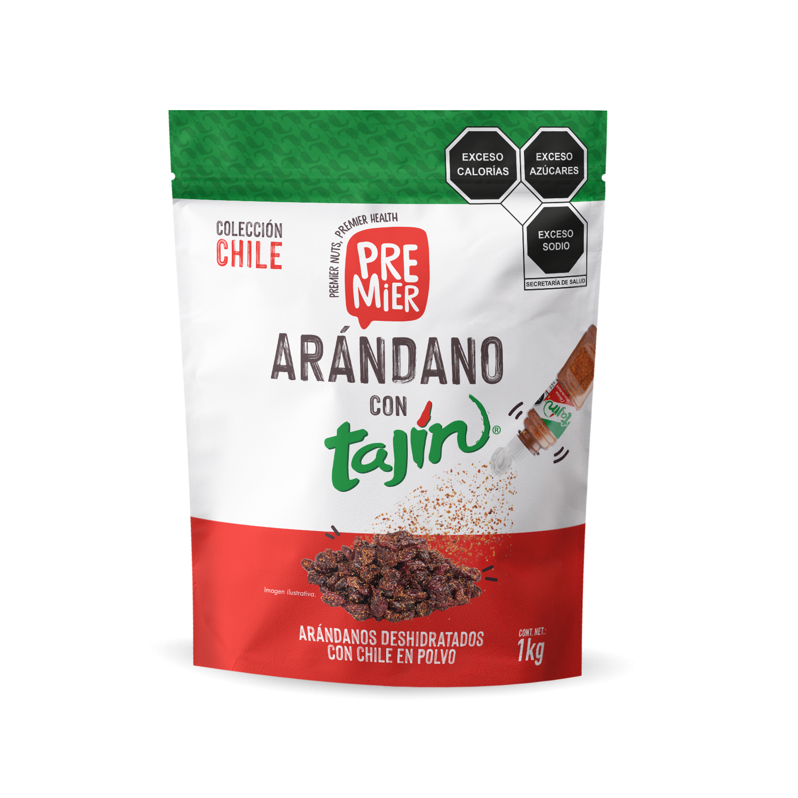 PREMIER ARANDANO C/TAJIN 1/1K (Caja:12pzs)