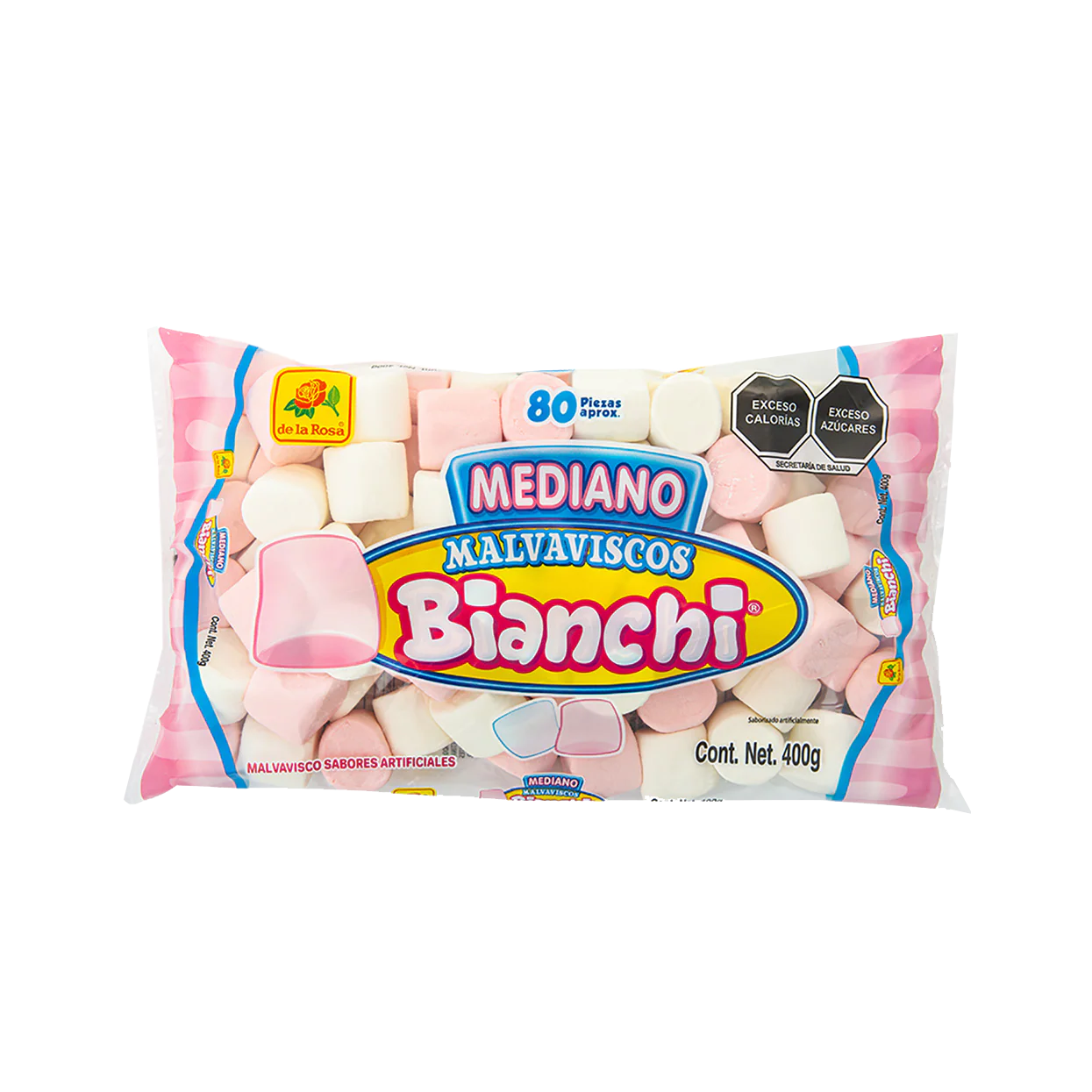 DLR BOMBOM MEDIANO ROSA 1/400gr (Caja:15dsp)