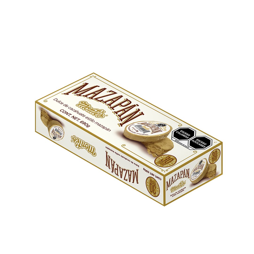 MONTES MAZAPÁN 1/30pz (Caja:16dsp)