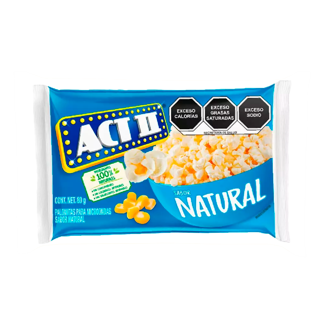 ACT II PALOMITAS NATURAL 1/14pzs (Caja:6dsp)