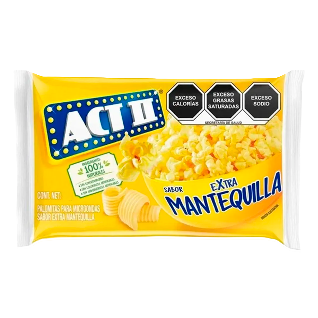 ACT II PALOMITAS MANTEQUILLA 1/14pzs (Caja:6dsp)