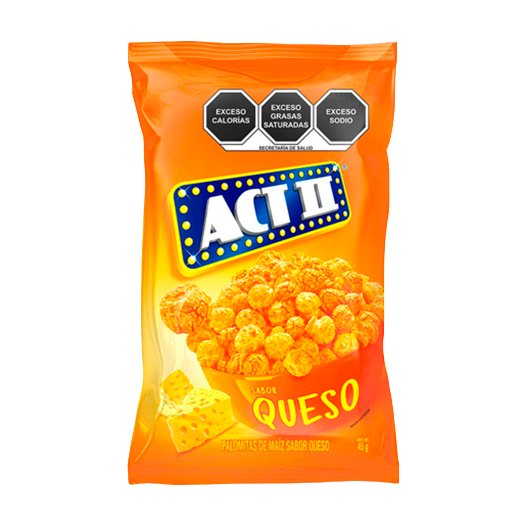 ACT II PALOMITAS QUESO 1/45gr (Caja:8pz)