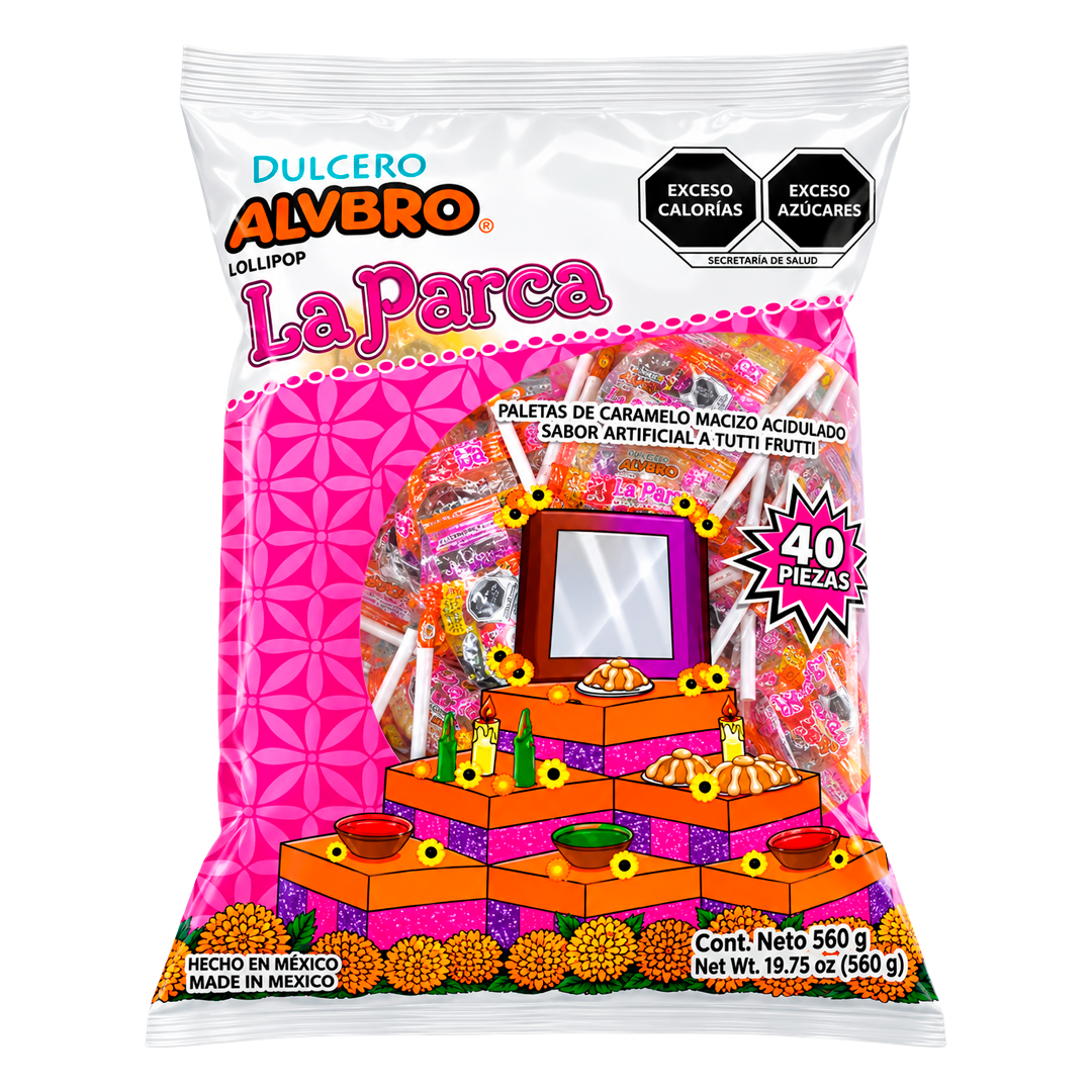 Alvbro Paleta La Parca - La Bolsa Contiene 40 Piezas