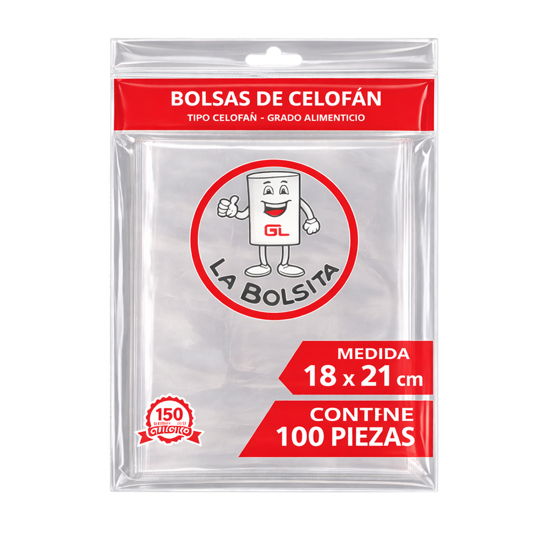 Alexa Bolsa de Celofán con  Sello