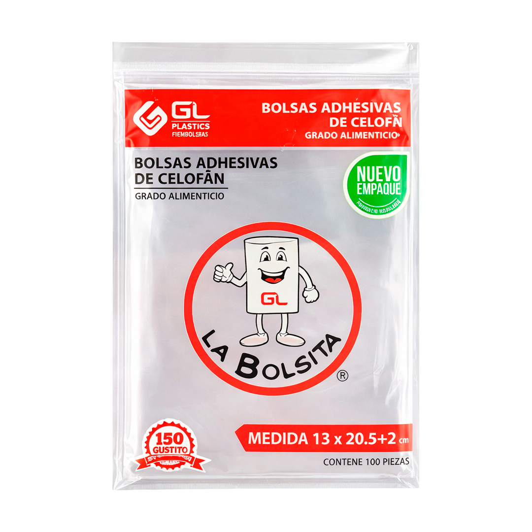 Alexa  Bolsa de Celofán con Adhesivo