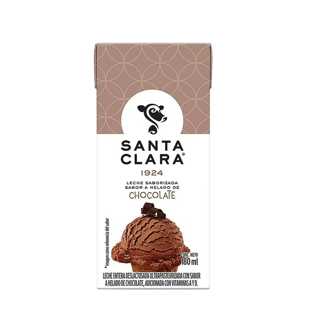 SANTA CLARA LECHE CHOCOLATE 4/180ml