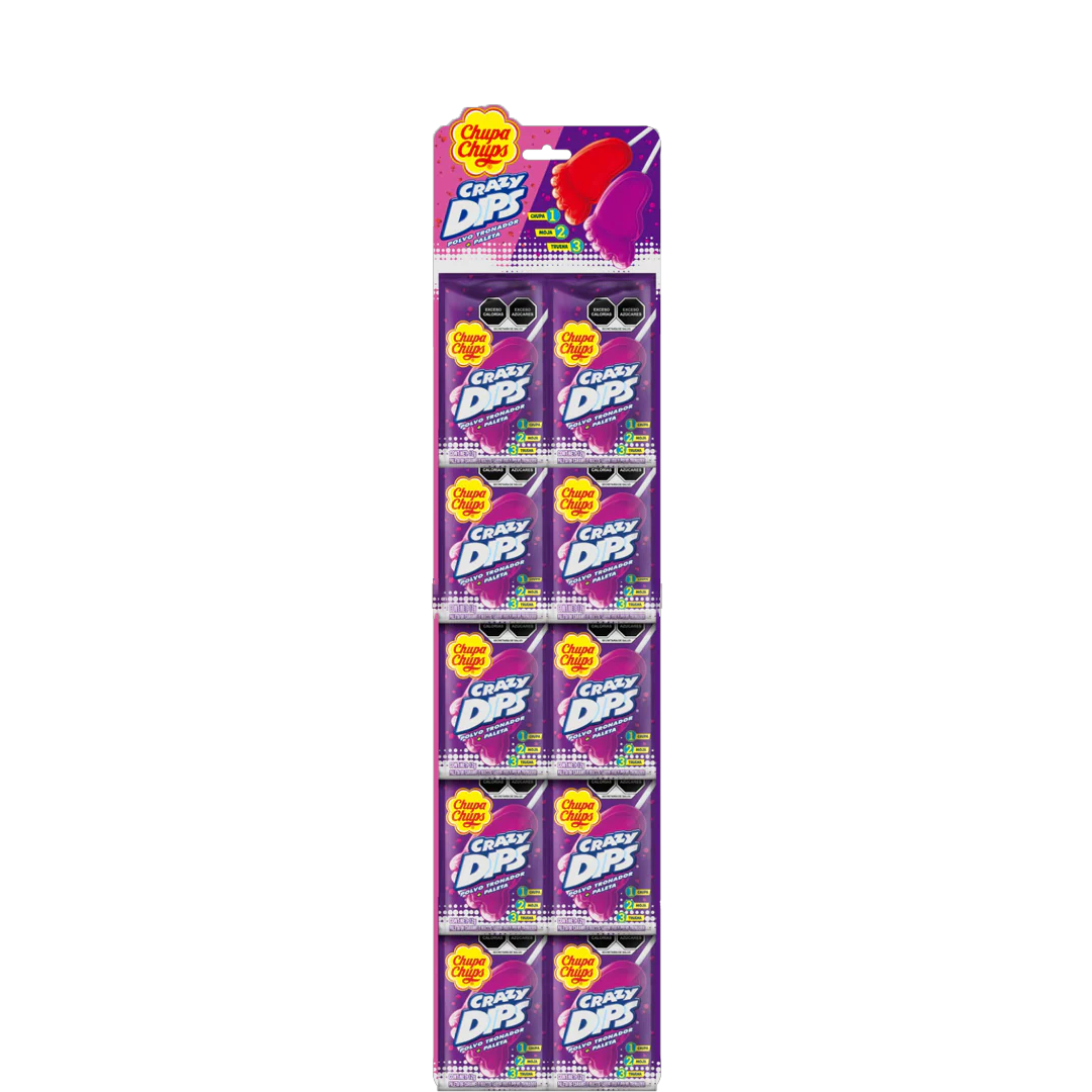 CRAZY DIPS UVA TIRA 1/10pz (Caja:18dsp)
