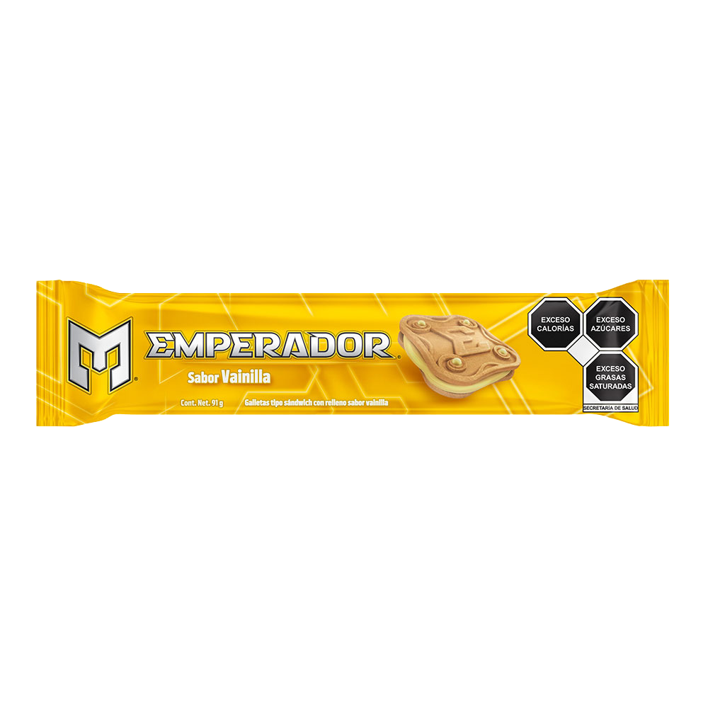 GAMESA EMPERADOR VAINILLA 4/91gr (Caja:4paq)